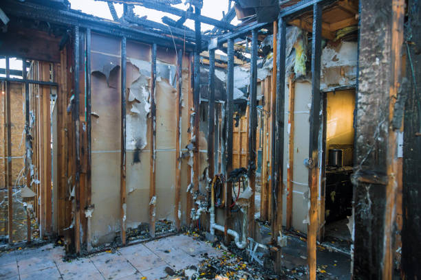 Professional Fire Damage Assessment technician working in Vienna, VA